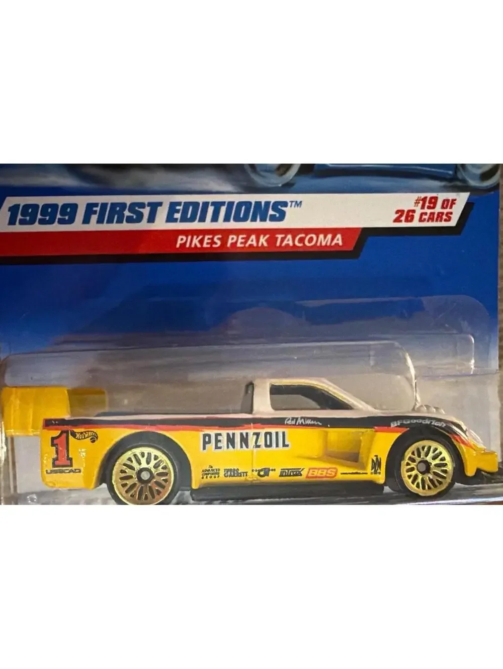 Hot Wheels 1999 First Editions Pikes Peak Tacoma #19 Of 26 Cars Die-Cast Model
